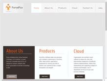 Tablet Screenshot of forceflux.com